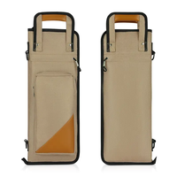 Sac de transport pour baguettes de batterie de haute qualité, organiseur de clés de batterie, pochette de transport pour kits de percussion, sac de rangement portable avec poignée et poche avant