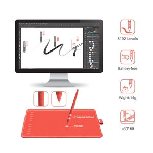 Tablette graphique Huion <span class=keywords><strong>HS611</strong></span> avec 8 touches multimédias, lecture de musique, stylet sans batterie, tablette de dessin, tablette numérique - Product Image 2