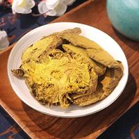 Racine de Huang Teng Fibraureae (Fibraurea Recisa) jaune, racine séchée brute, racine tranchée traditionnelle, complément alimentaire à base de plantes