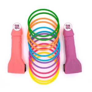 Nicro оптовая продажа утолщенное гигантское надувное кольцо-брошь для девочек, выходя на ночь, чтобы играть в кольцо, надувное кольцо-брошь, игрушка-реквизит для вечеринки