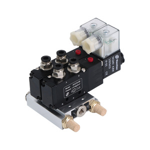 Ensemble d'électrovanne pneumatique 4V210, vanne directionnelle à 2 positions et 5 voies pour cylindre, commande électronique 220V - Product Image 2