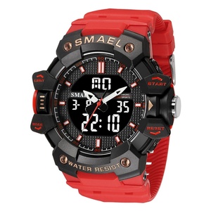 Relojes Deportivos Multifuncionales SMAEL 8080, Reloj Analógico de Plástico Resistente al Agua para Hombre, Reloj Electrónico de Cuarzo - Product Image 2