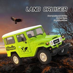 SJY-HG4-50 Land Cruiser 1/16ème échelle, voiture télécommandée longue portée 2,4 GHz, véhicule tout-terrain avec lumières, son et fumée - Product Image 3