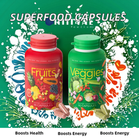 Capsules de complément alimentaire entier OEM sous marque privée – Superaliments pour femmes : fruits, légumes, vitamines, fibres alimentaires pour soutenir la défense immunitaire