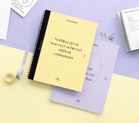 Carnet de notes A4 personnalisé à spirale Wire-O, ligné et perforé, avec pages lignées détachables pour le brouillon – Vente en gros