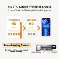 Feuille d'hydrogel TPU HD anti-jaunissement 120*180mm 150um sans bulles, stock RTS