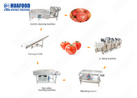 Grapefruit- en zeevruchtenreinigingsmachine, appel-schil- en wasmachine met motordroogfunctie