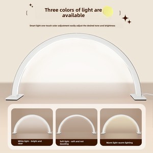 Lampe UV à ongles demi-lune 45W grand arc, lumière de manucure diamant pour poste de travail de salon de nail art - Product Image 5
