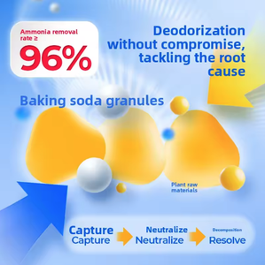 <span class=keywords><strong>Arena</strong></span> para Gatos de Yuca y Tapioca, Fácil de Usar, Libre de Polvo y con Control de Olores, Suministros para Animales Pequeños con Propiedades Desodorantes - Product Image 5