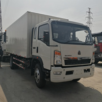Howo Dongfeng Double Cabine 4*2 4*4 Box Van Mini Cargo Truck