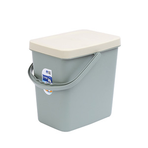 Yongxin Story Rectangular Storage <b>Bucket</b> <b>With</b> <b>Lid</b> Multi Purpose Household Kitchen Large Capacity Hand Held <b>Bucket</b> - Product Image 5