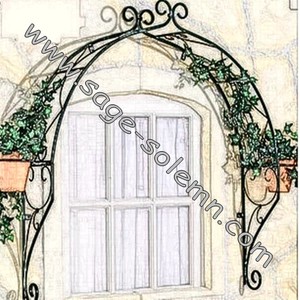 Arche de jardin <span class=keywords><strong>en</strong></span> fer forgé antique, arche et tonnelle <span class=keywords><strong>en</strong></span> métal sur mesure - Product Image 6