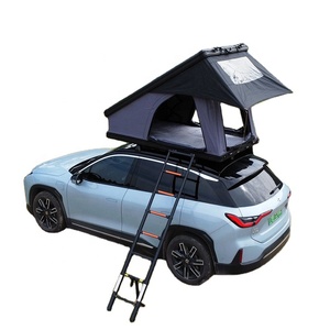 Tente de toit rigide en fibre de verre, une chambre, 2 personnes, quatre saisons, toile imperméable, tente de toit pour SUV - Product Image 1