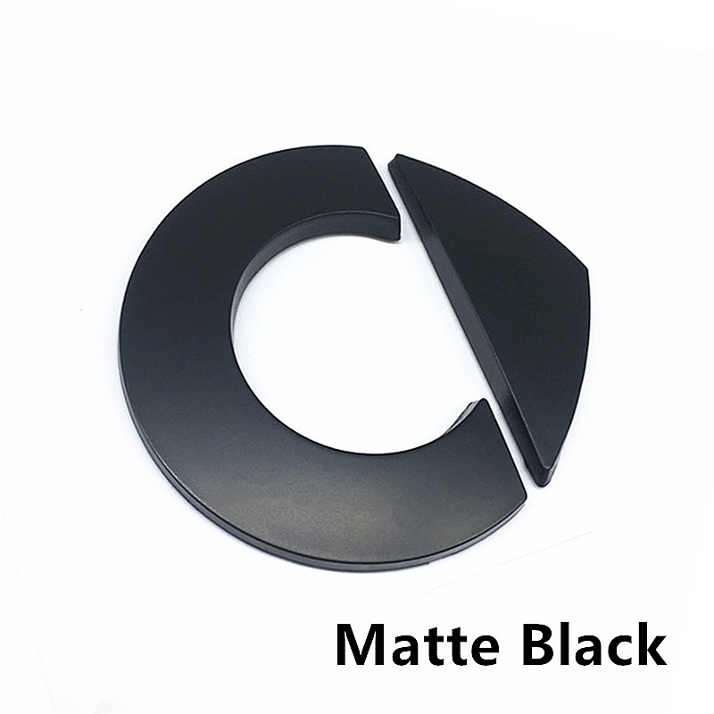 Emblema negro mate