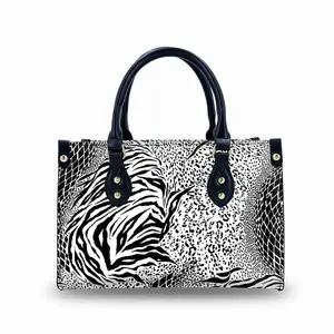 Designer personal isierte Einkaufstasche mit Reiß verschluss und Tasche Einkaufstasche Personal isierte Ledertaschen Damen handtaschen