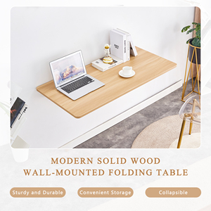 Wall Mounted <b>Folding</b> Table For Laundry Room Small Space Fold Down <b>Desk</b> Workbench Addition To Garage Shed Home - Product Image 5