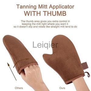 Gants applicateurs de bronzage personnalisés en velours doux – Kit applicateur de bronzage auto-bronzant nouveau design – <span class=keywords><strong>Gant</strong></span> applicateur de bronzage auto-bronzant - Product Image 4