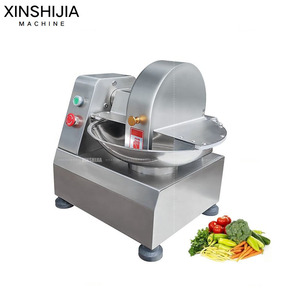 Hachoir-mélangeur sous vide commercial haute performance 5L pour légumes et viande, machine de découpe silencieuse pour farce, coupe-viande à bol - Product Image 1
