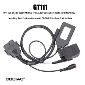 Plataforma de Prueba GT110 Plus GT111 OBD2 CAN-Bus con Lector de Códigos Pogo Pin para 3ª-4ª Generación para Emparejamiento de Llaves IMMO del Tablero - Product Image 5
