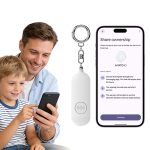 Alarma de Seguridad Personal con Rastreador Bluetooth, Localizador Antipérdida Compatible con Teléfono, Dispositivo de Seguridad Personal para Mujeres, Niños y Ancianos - Product Image 3