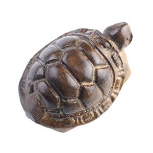 Figura de tortuga Greywood, diseño tradicional compacto para decoración de sala de estar, pieza única hecha a mano en Vietnam - Product Image 5
