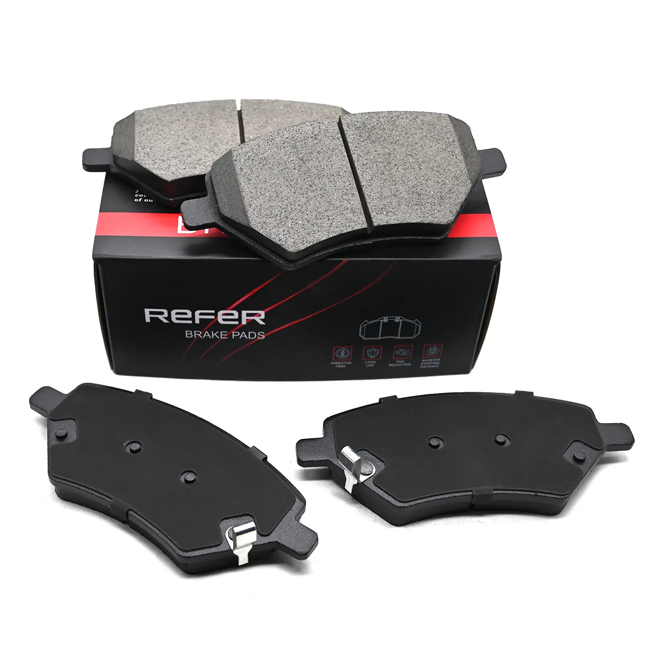 Atacado de acessórios para pastilhas de freio de carro fábrica QF043 D2294 GDB7850 204000082AA para Chery TIGGO 8 pastilhas de freio de peças automotivas de cerâmica