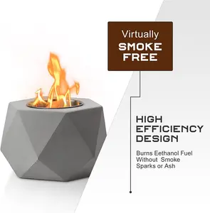 Best Selling Outdoor Oil Lamp Mini Fireplace Fire Pit Burner Quemador De Etanol Portable Fireplace For Lighting BBQ Party