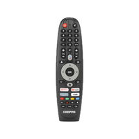 Télécommande GEEPAS 45 touches OEM ODM de l'usine Hostrong, compatible avec les téléviseurs intelligents LED LCD HDTV, personnalisation possible