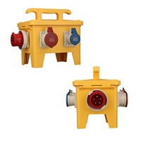 Boîte de distribution d'alimentation industrielle portable BYLJQ, boîte de prises combinées portative pour solution d'alimentation temporaire en entrepôt