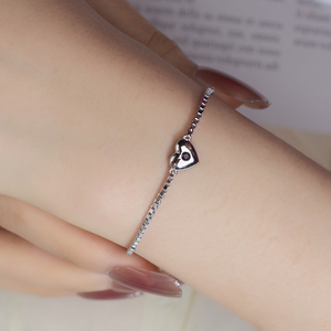 Pulsera de oro de 14 quilates MSB-554 con cadena de eslabones para mujer, ideal para uso diario romántico. - Product Image 4