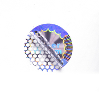 Étiquette d'autocollant d'hologramme de bon de sécurité de fil de superposition d'hologramme de feuille holographique transparente personnalisée de logo 3D