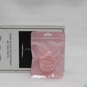 Özel etiket pembe gül çiçek alçı taş hava spreyi koku iç uzun ömürlü koku taş difüzör - Product Image 5