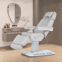 Lit de beauté électrique à 4 moteurs de style européen Table de massage réglable pour salon et spa Lit de massage en éponge haute densité