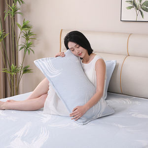 Nouvelle Arrivée 2026 – Draps-housses floraux respirants Classe A effet glaçon, avec <span class=keywords><strong>housse</strong></span> de couette et taies d'oreiller, style simple – plié - Product Image 2