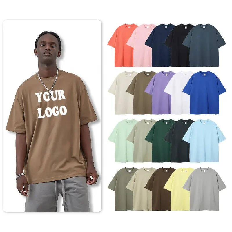 2023 Best-Saling Trendy Short-sleeved T-shirt Loose Cotton Men's T-shirt Custom Logo T-shirts For Men