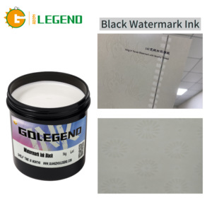 Gdlegend Chất lượng cao Watermark mực trắng cho bù đắp và màn hình in ấn trên 45 gam giấy an ninh in ấn chống hàng giả mực - Product Image 2