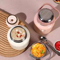 BORGE Contenant alimentaire isotherme portable en acier inoxydable 316 de 500 ml, 900 ml, 1100 ml avec poignée