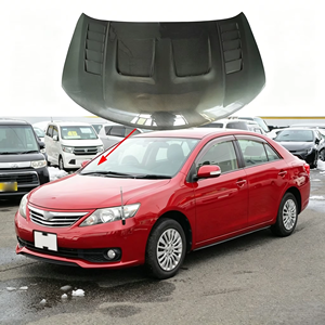 Factory Outlet New Condition for Allion 2012-2015 Rear Carbon Fiber <b>Engine</b> <b>Hood</b> Cover Compatible <b>Hood</b> - Product Image 2
