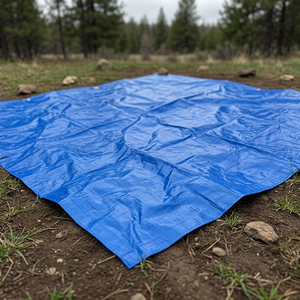 Vietnam Factory's Eco-Friendly 2-Sided PE Tarpaulin Roll Waterproof Anti-UV Tear-Resistant Home Decor Crafts Coated Pattern Used - Product Image 2