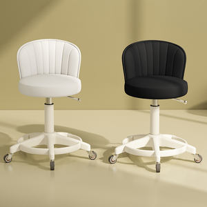 Taburete Especial para Salón de Belleza, Silla Elevadora con Ruedas para Peluquería, Manicura, Barbería y Hogar - Product Image 4