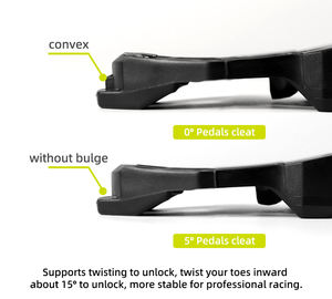 RRSKIT Pédales de vélo de route Set Pédales de cyclisme en plastique antidérapantes pour Time IClic XPro X-Presso Serrure de taquet de vélo de route - Product Image 6