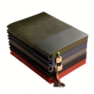 Set de Regalo de Cuaderno Espiral A5 de PVC para Actas de Reuniones y Archivos Anuales con Logotipo Personalizado - Product Image 1