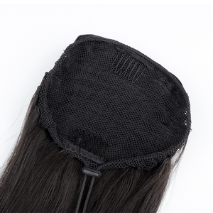 ผมต่อหางม้าแบบผูกผมมนุษย์22นิ้วแฟชั่นแบบตะวันออก - Product Image 3