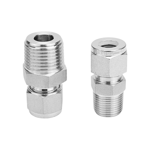 Connecteur mâle à ferrule de type <span class=keywords><strong>MC</strong></span> usiné CNC, 3000 psi, tête hexagonale, poli et passivé, qualité industrielle - Product Image 5