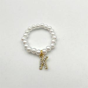 Collier en perles de diamant avec pendentif en forme de lettre de l'alphabet pour poupée, vente en gros, 10 cm, V4, pour poupée, mini pendentif en forme de lettre - Product Image 3