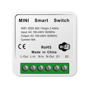 Interruptor Wifi Tuya 16A 10A, Módulo de Interruptor Inteligente Compatible con la Aplicación Smart Life, Interruptor de Control Remoto, Temporizador de Relé de Voz, <span class=keywords><strong>Google</strong></span> <span class=keywords><strong>Home</strong></span>, <span class=keywords><strong>Alexa</strong></span> - Product Image 1