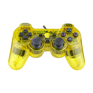 Modelo Especial gamepad para ps2 <span class=keywords><strong>pc</strong></span> con amarillo <span class=keywords><strong>color</strong></span> transparente para el controlador ps 2 cable Joystick joypads - Product Image 2