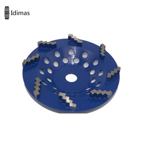 Cốc Mài Sàn Bê Tông Kim Cương Dụng Cụ Bánh Xe Có Phân Đoạn Ngoằn Ngoèo - Product Image 2