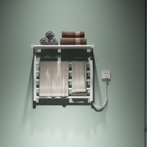 <span class=keywords><strong>Toallero</strong></span> eléctrico inteligente de diseño moderno para baño, almacenamiento de secado sin perforaciones, Calefacción Eficiente para hoteles - Product Image 4