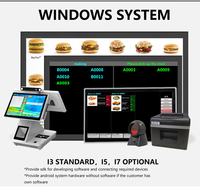KFC Mcdonald Kiosque de restauration rapide, système de restauration rapide commercial, équipement de commande de restaurant intelligent